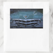 Classic Cadi Rechthoekige Sticker (Tas)