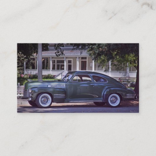 Classic Cadillac Nostalgic Americana Visitekaartje (Voorkant)