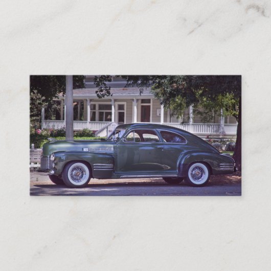 Classic Cadillac Nostalgic Americana Visitekaartje (Voorkant)