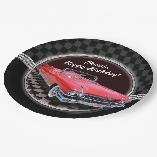 Classic Cadillac Party Bord (Gekanteld)