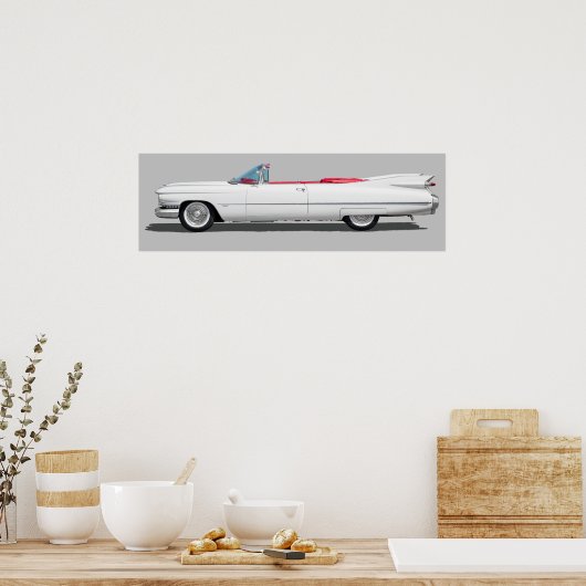 Classic Cadillac Poster (Keuken)