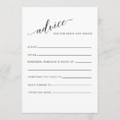 Classic Calligraphy Script Wedding Advieskaart (Voorkant)