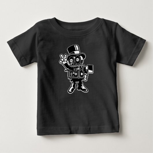 Classic Cameraman Baby's T-Shirt (Voorkant)