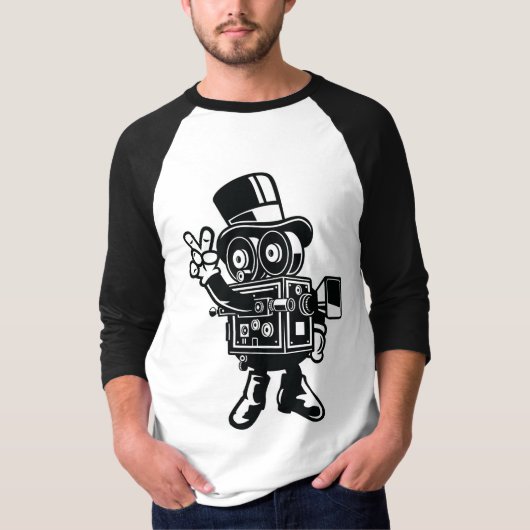 Classic Cameraman T-shirt (Voorkant)