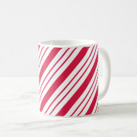 Classic Candy Cane Coffee Mok