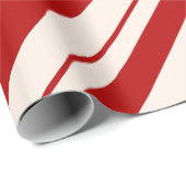 "Classic Candy Cane" gestreept inpakpapier (Rol Hoek)