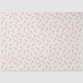 Classic Candy Cane Red Stars Christmas Tissuepapier