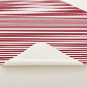 Classic Candy Cane Stripe Sherpa Deken (3/4)