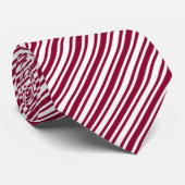 Classic Candy Cane Stripe Stropdas (Opgerold)