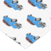 Classic car 1948 cartoon illustration tafelkleed (Gekanteld)