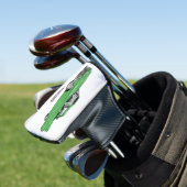 Classic car 1959 cartoon illustration golfheadcover (Insitu)