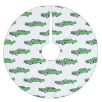 Classic car 1959 cartoon illustration