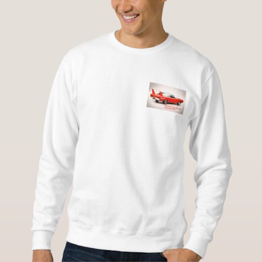 Classic Car afbeelding voor Heren-Sweatshirt-Wit Trui (Voorkant)