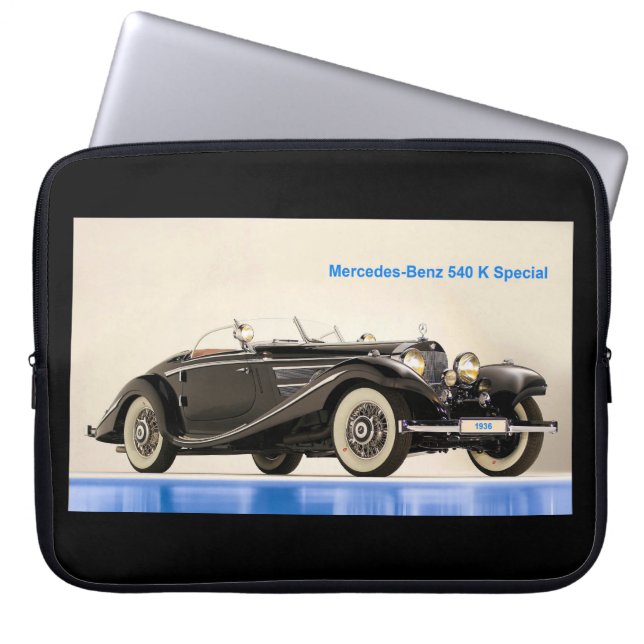 Classic Car afbeelding voor Neopreen-Laptop-Sleeve Laptop Sleeve (Voorkant)