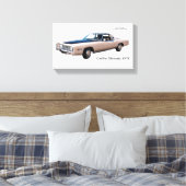 Classic Car afbeelding voor NullValue-Wrapped-Canv Canvas Afdruk (Insitu (Slaapkamer))