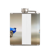 Classic Car afbeelding voor Vinyl-Wrapped-Flask Heupfles (Achterkant)