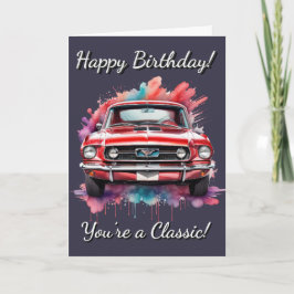 Classic Car American Car Je bent een klassieke ver Kaart