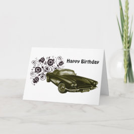 Classic Car Art Design Kaart