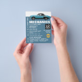 Classic Car, Auto Mechanic & Repairs Adverteren Flyer (Hand)