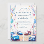 Classic Car Baby Celebration Kaart (Voorkant)
