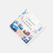 Classic Car Baby Celebration Servet (Hoek)