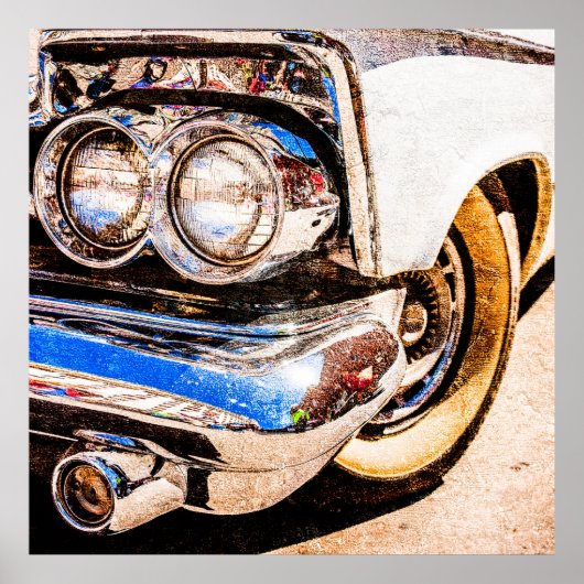 Classic Car Beauty Poster (Voorkant)