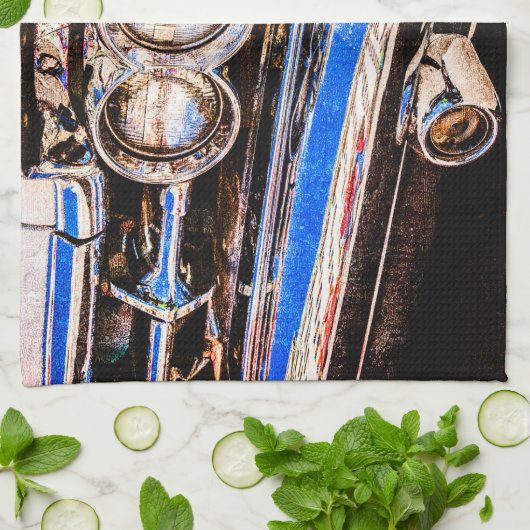 Classic Car Beauty Theedoek (Gevouwen)