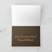 Classic Car Birthday Kaart (Binnen)