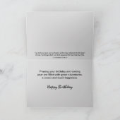 Classic Car Birthday Kaart (Binnen)