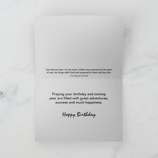 Classic Car Birthday Kaart (Binnen)