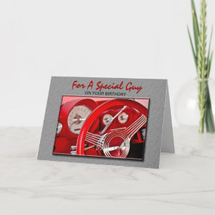 Classic Car Birthday Kaart