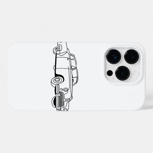 Classic Car④ Case-Mate iPhone Case (Achterkant (horizontaal))