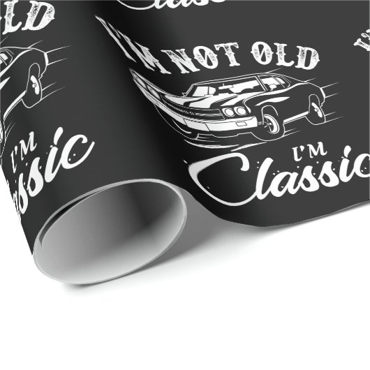 Classic Car Chevelle Cadeaupapier (Rol Hoek)