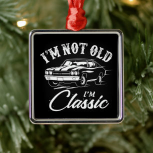 Classic Car Chevelle Metalen Ornament