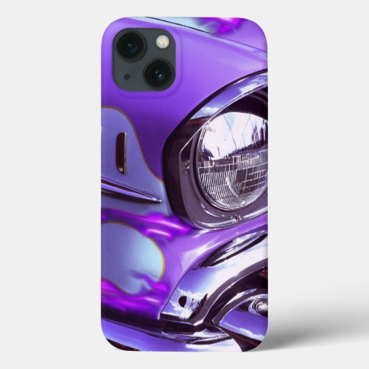 Classic car: Chevrolet with flaming hood Case-Mate iPhone Case (Achterkant)
