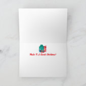 Classic Car Christmas Kaarten (Binnen)