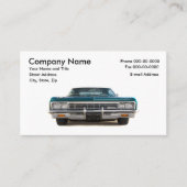 Classic Car Collector Visitekaartje (Voorkant)