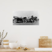 CLASSIC CAR CRASH 1914 POSTER (Keuken)