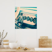 Classic Car Dash Poster (Keuken)