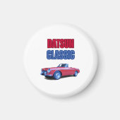Classic Car Datsun Fairlady Magneet (Voorkant)