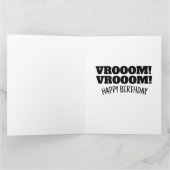 CLASSIC CAR FUNNY VERJAARDAG WENSKAART KAART (Binnen)