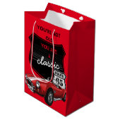 Classic Car Gift Bag Medium Cadeauzakje (Voorkant Gekanteld)
