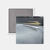 Classic Car Golden Hood ornament Magneet (Voorkant / Achterkant)