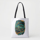 Classic Car Graffiti Tote Bag (Voorkant)