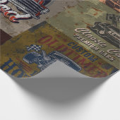  Classic Car Graphic Cadeaupapier (Hoek)