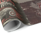  Classic Car Graphic Cadeaupapier (Rol Hoek)