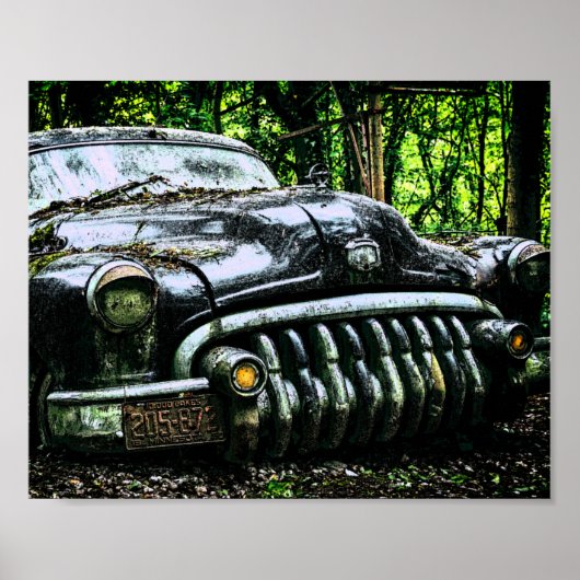 Classic Car Graveyard | Buick Roadmaster Poster (Voorkant)