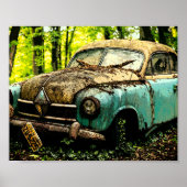 Classic Car Graveyard | Hansa Borg Ward Poster (Voorkant)
