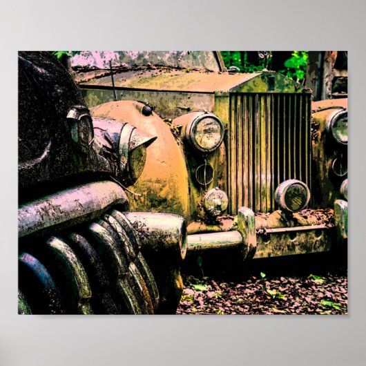 Classic Car Graveyard | Rolls Royce Poster (Voorkant)