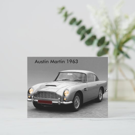 Classic Car image for postcard Briefkaart (Staand voorkant)